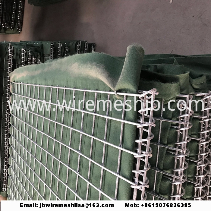 Defensive Bastion Hesco Barriers For Military Sand Wall